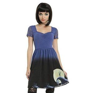 Hot Topic -  Nightmare Before Christmas - Snow Hill Lace Dress L